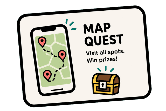 Map quest graphic